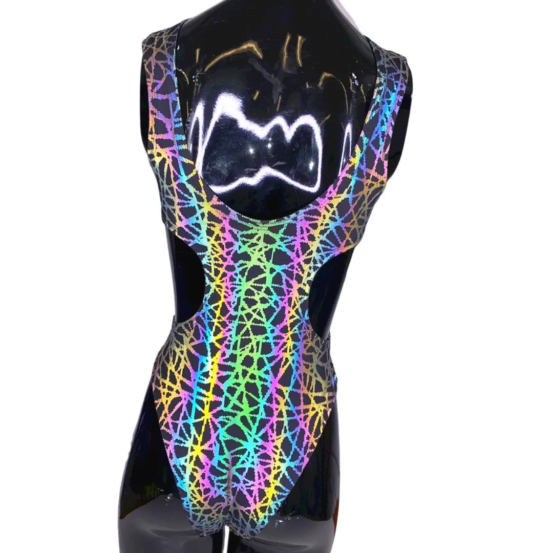 RAINBOW STATIC | Cut Out Bodysuit