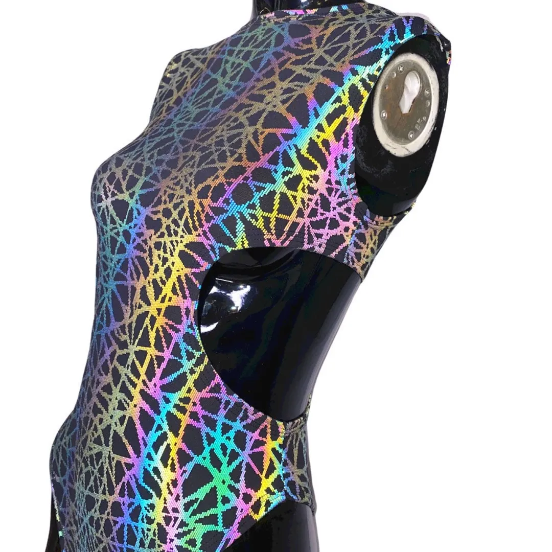 RAINBOW STATIC | Cut Out Bodysuit