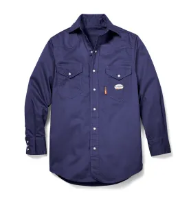 Rasco FR Navy Lightweight Work Shirt NR755