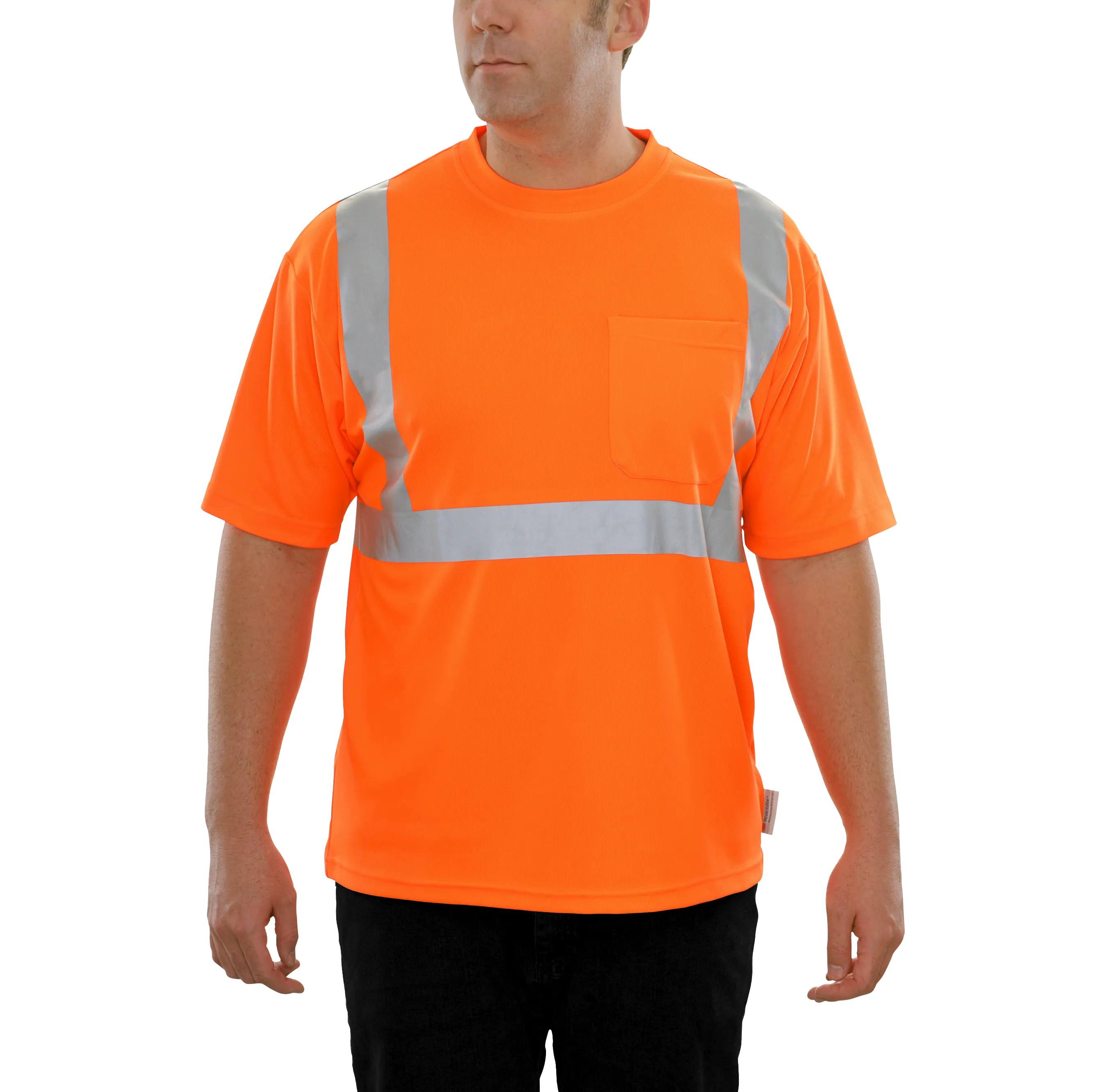 Reflective Apparel High Visibility c Shirt Orange Birdseye