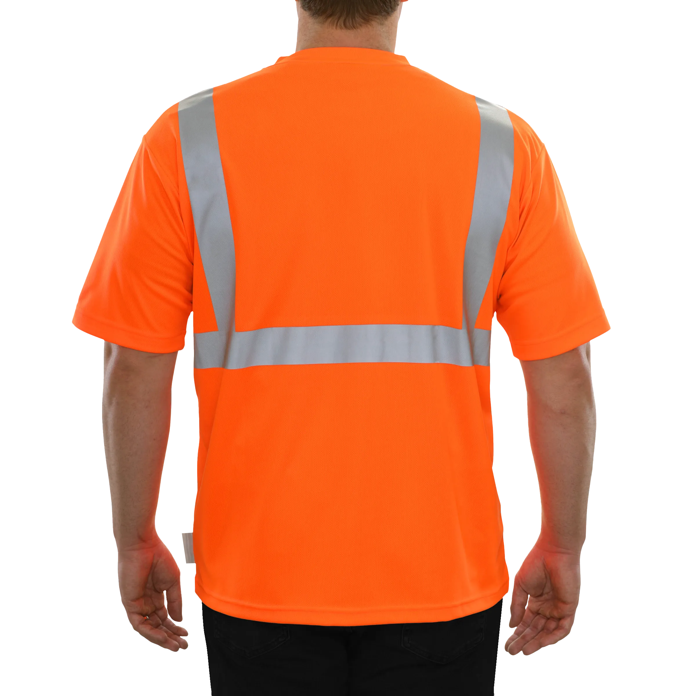 Reflective Apparel High Visibility c Shirt Orange Birdseye