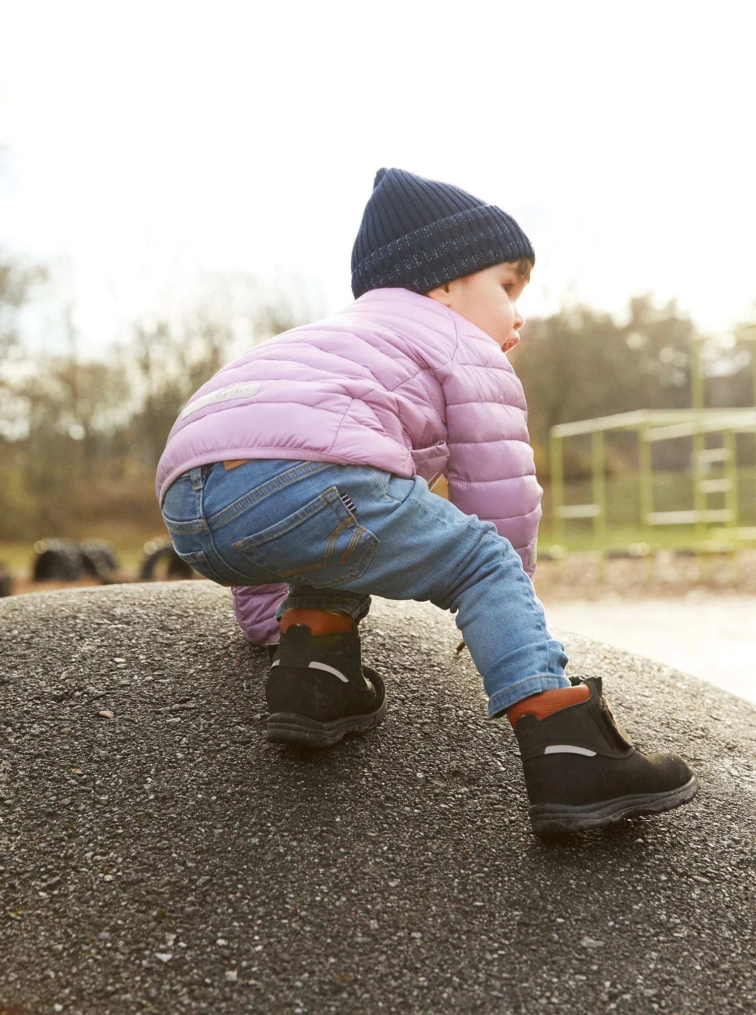 Reflective Kids Beanie Hat