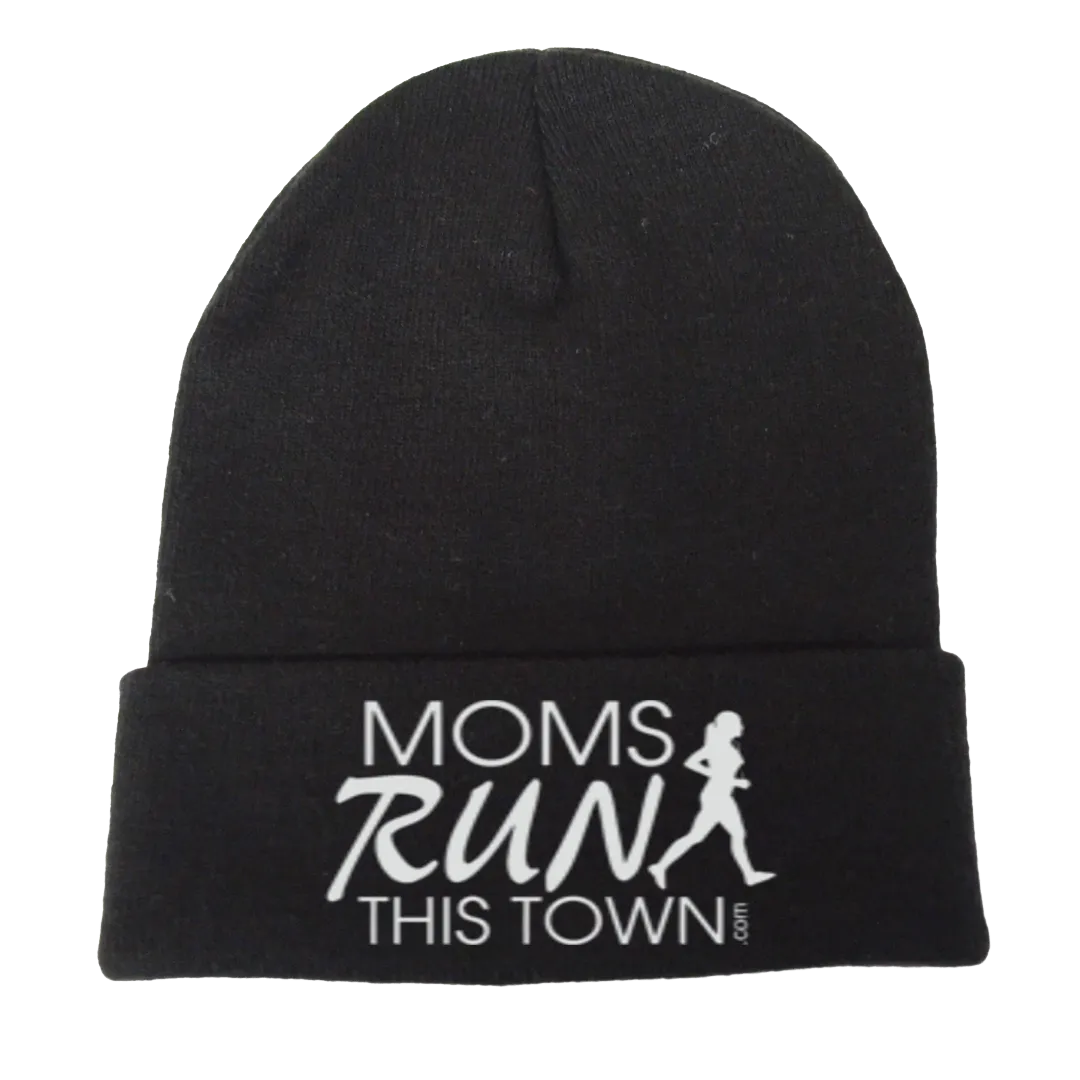 Reflective Knit Beanie - Moms Run This Town