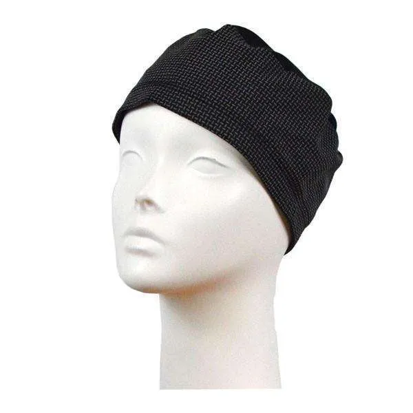 Reflective Unisex Mesh Skull Cap in Black