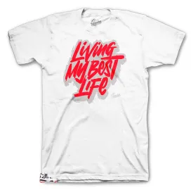 Retro 4 Bright Crimson Livin Life Shirt