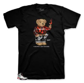 Retro 6 Reflective Cheers Bear Shirt