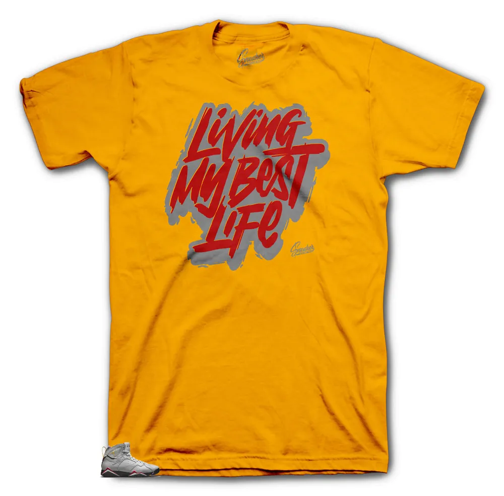 Retro 7 Reflective Living Life Shirt