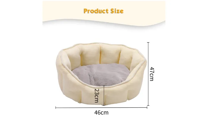 Round Cat Bed 18in