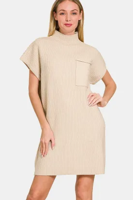 Selina Short Sleeve Sweater Mini Dress