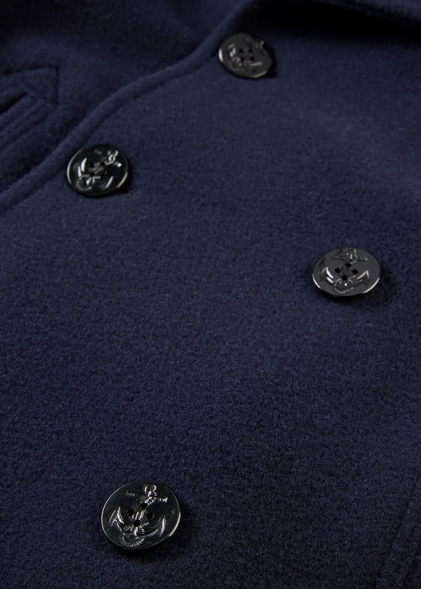 Shackleton Peacoat Navy