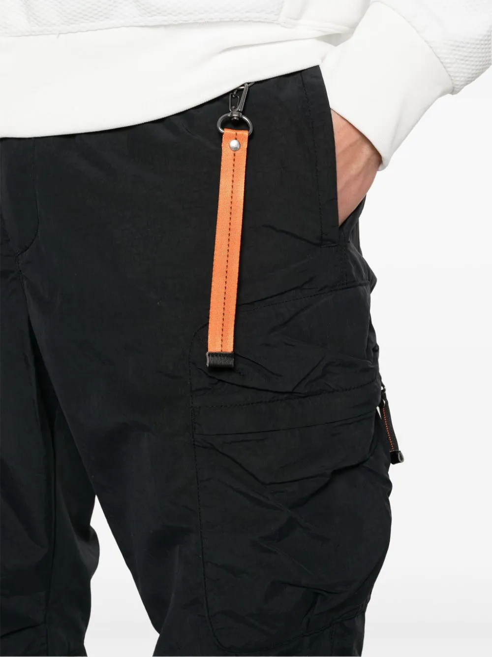 Sheldon logo-patch trousers