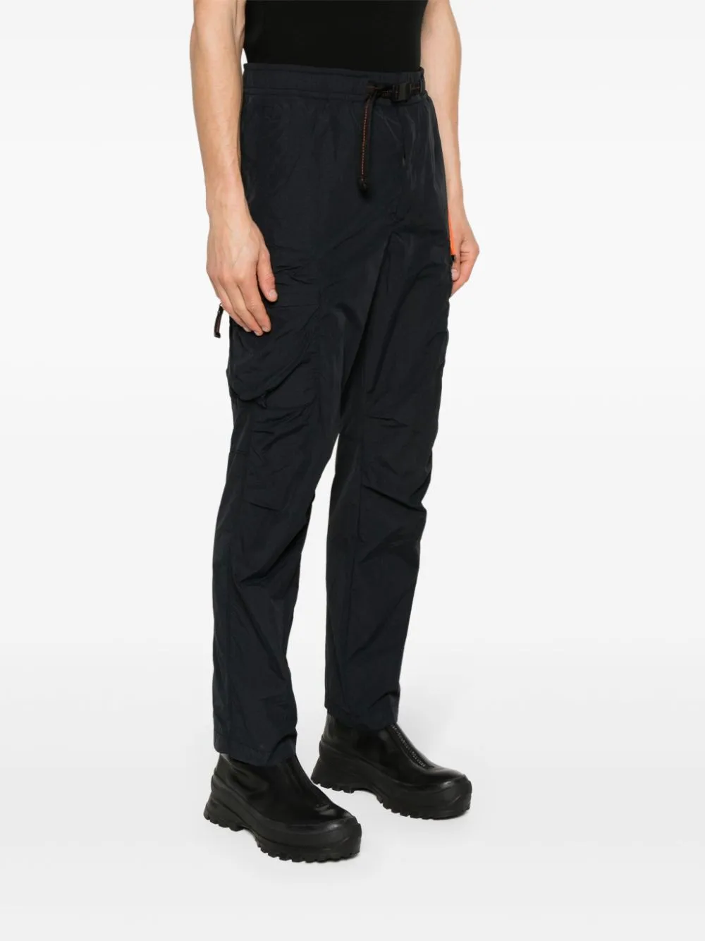 Sheldon logo-patch trousers