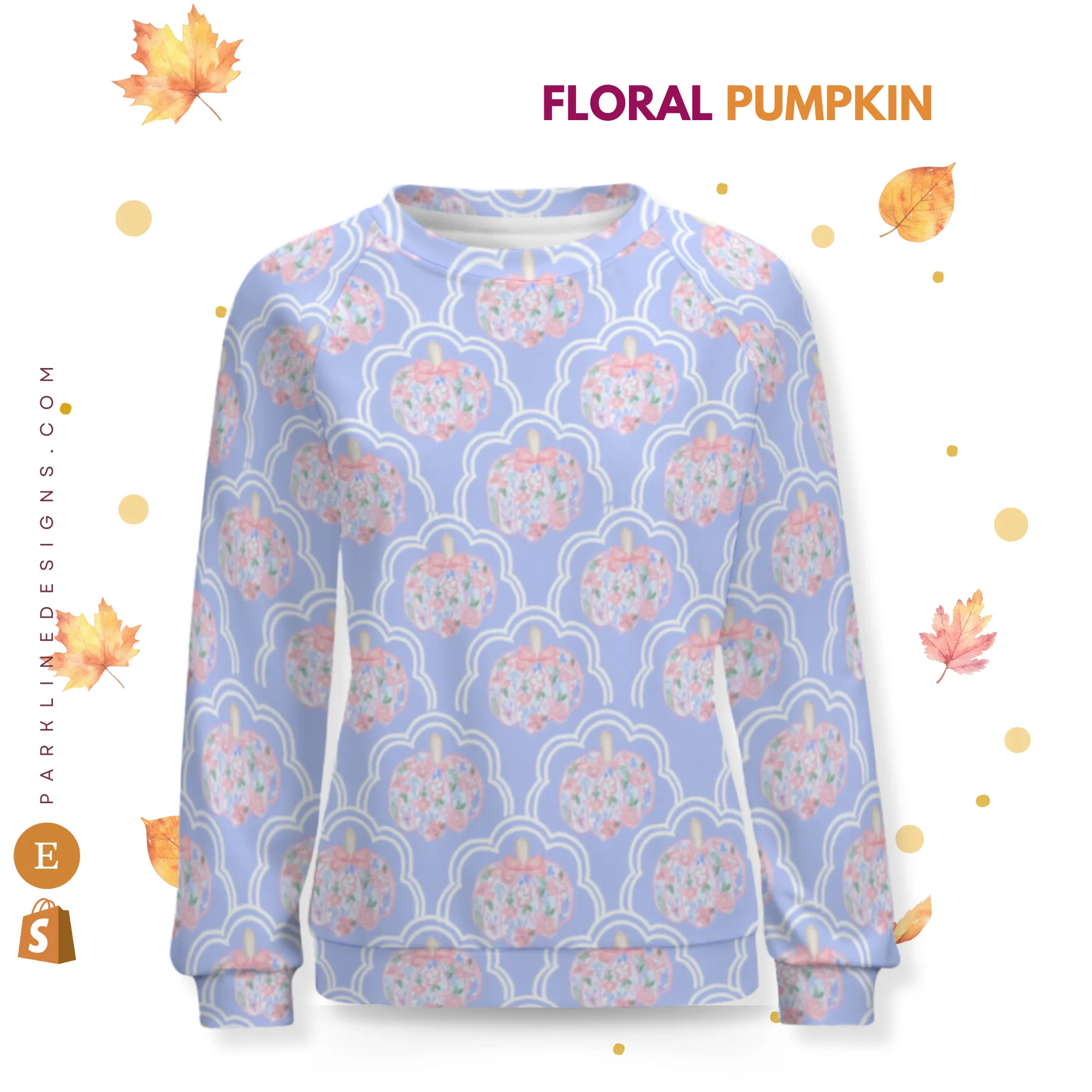 Spanish Sun | Women's Raglan Crewneck Sweatshirt | Cozy Autumn & Winter Crewneck