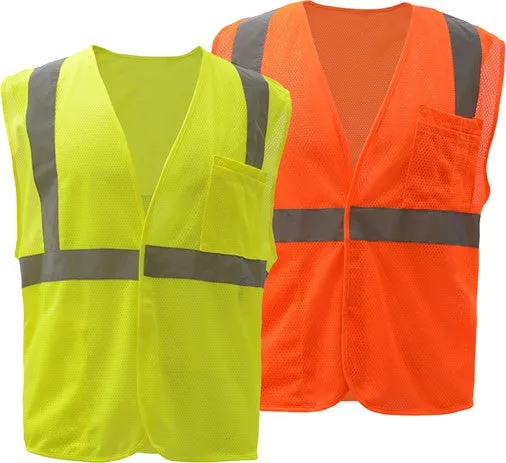 Standard Class 2 Mesh Hook & Loop Safety Vest