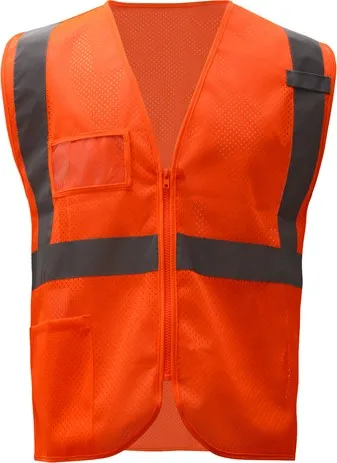 Standard Class 2 Mesh Zipper Safety Vest