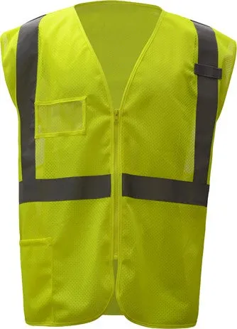 Standard Class 2 Mesh Zipper Safety Vest