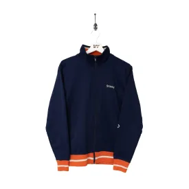 Stussy Orange Rib Spellout Track Jacket