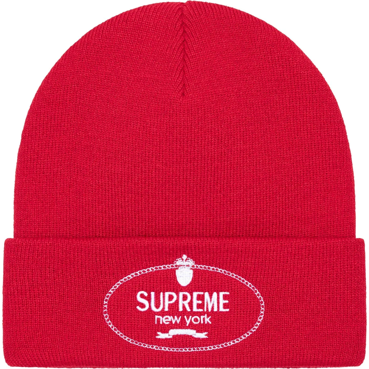 Supreme Embroidered Crest Beanie