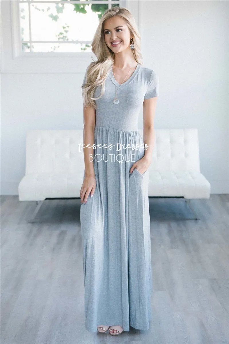 The Luella V Neck Maxi Dress