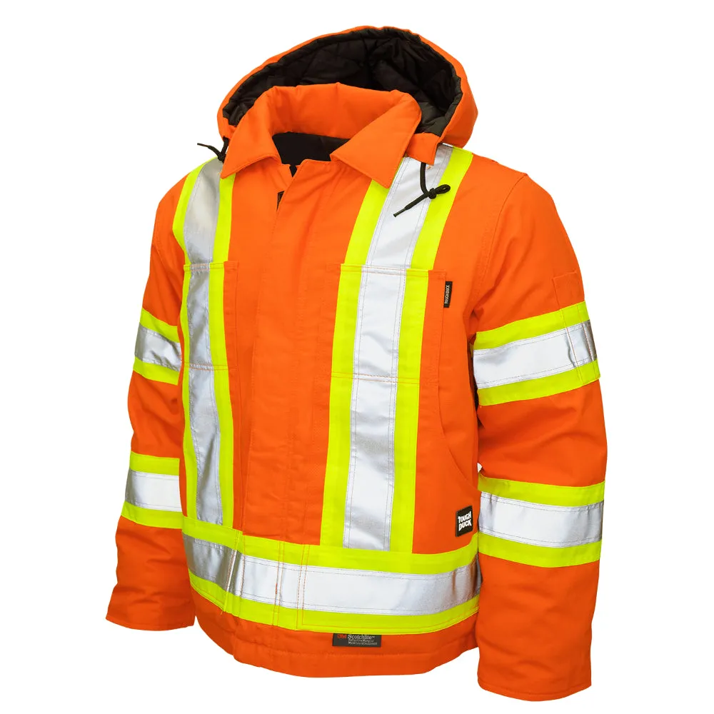 Tough Duck Hi-Vis X - Back Safety Jacket with Laydown Collar - S457