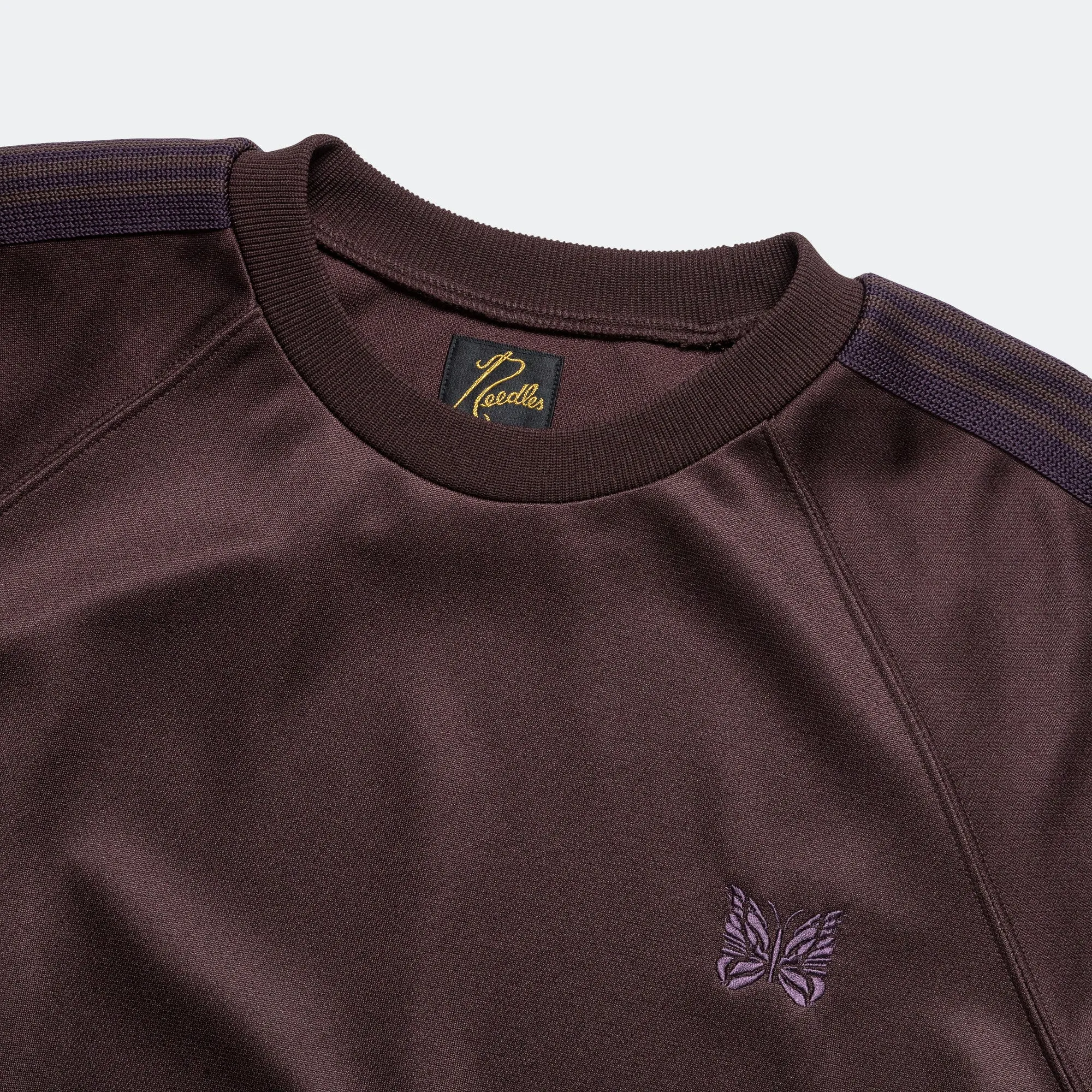 Track Crewneck - Dark Brown Poly Smooth