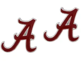 University of Alabama- Alabama Crimson Tide - Logo Stud Earrings