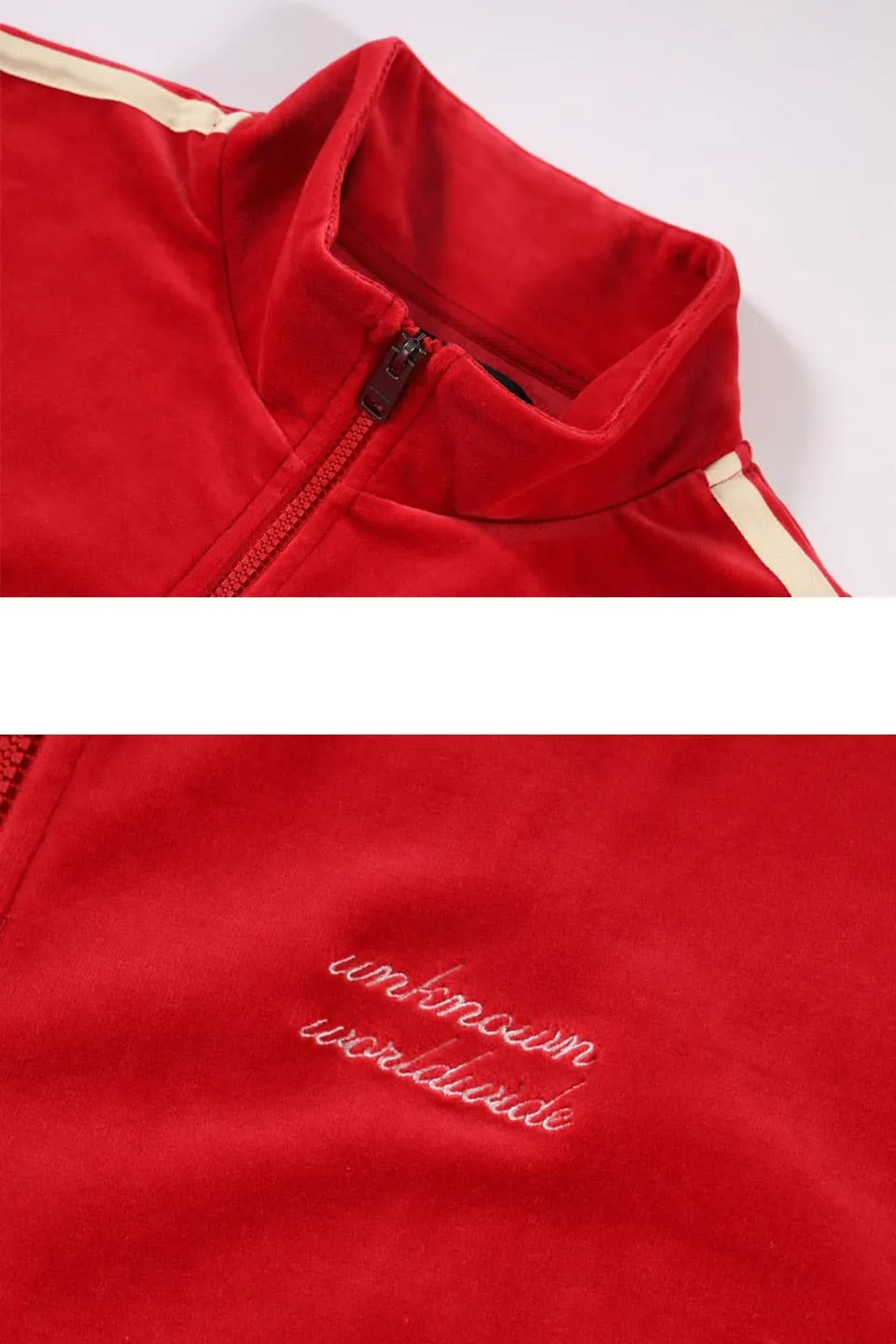 Velour Track Jacket