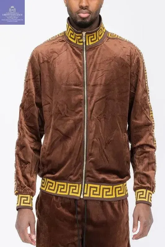 VELOUR TRACK JACKET