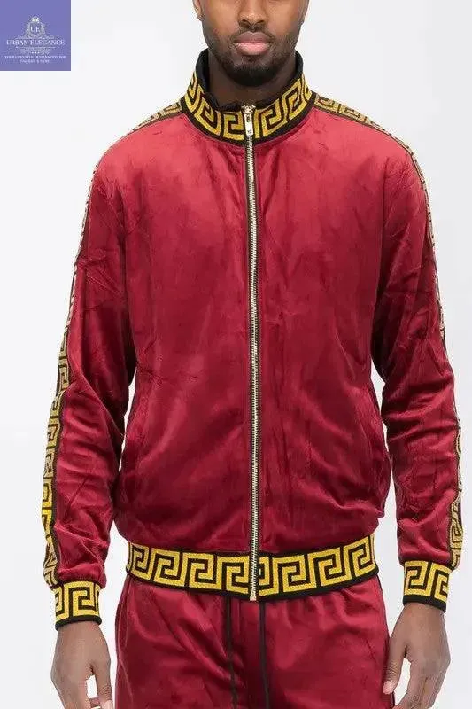 VELOUR TRACK JACKET