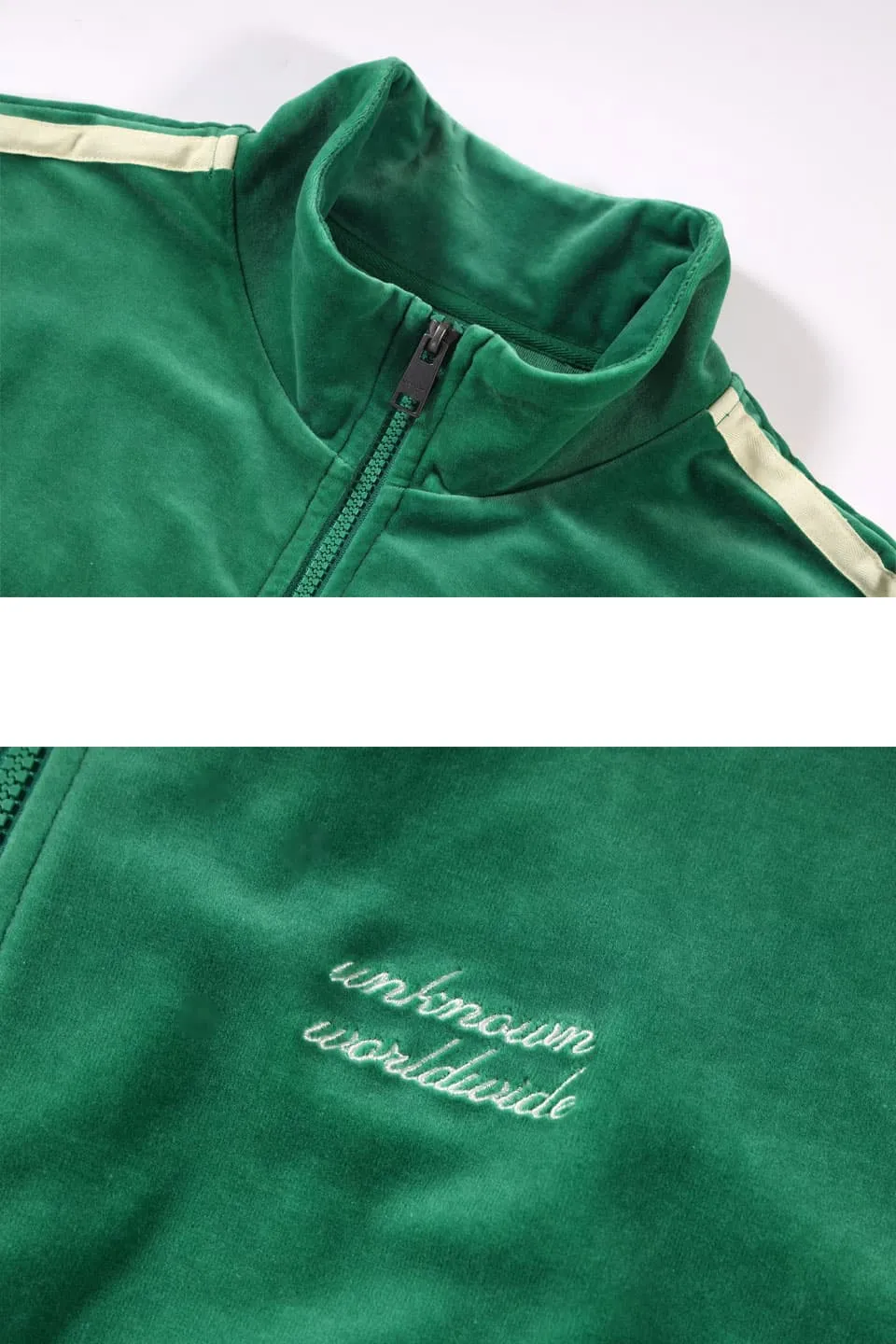 Velour Track Jacket