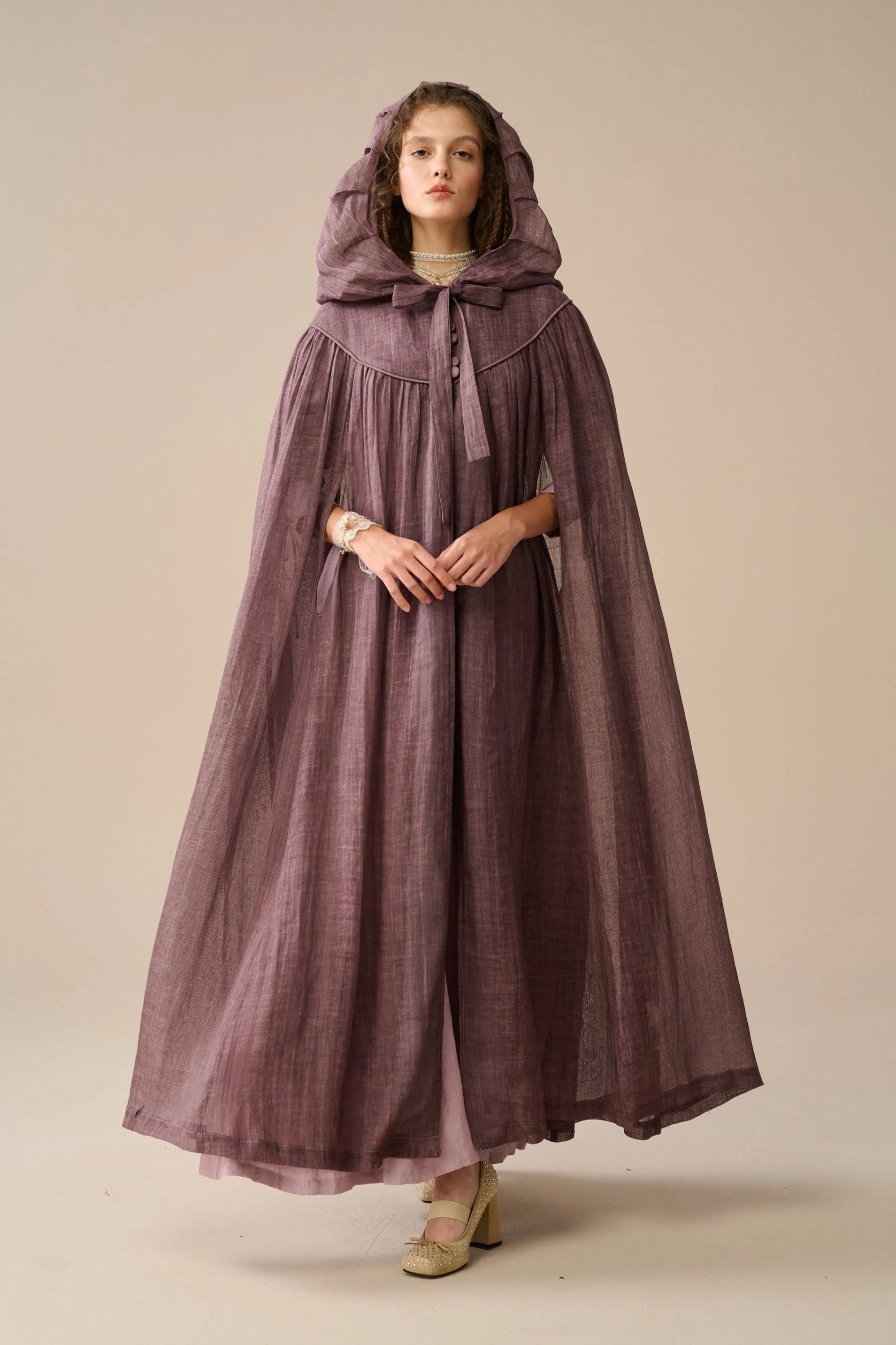 Venus 24 | Fairy Linen Hooded Cloak