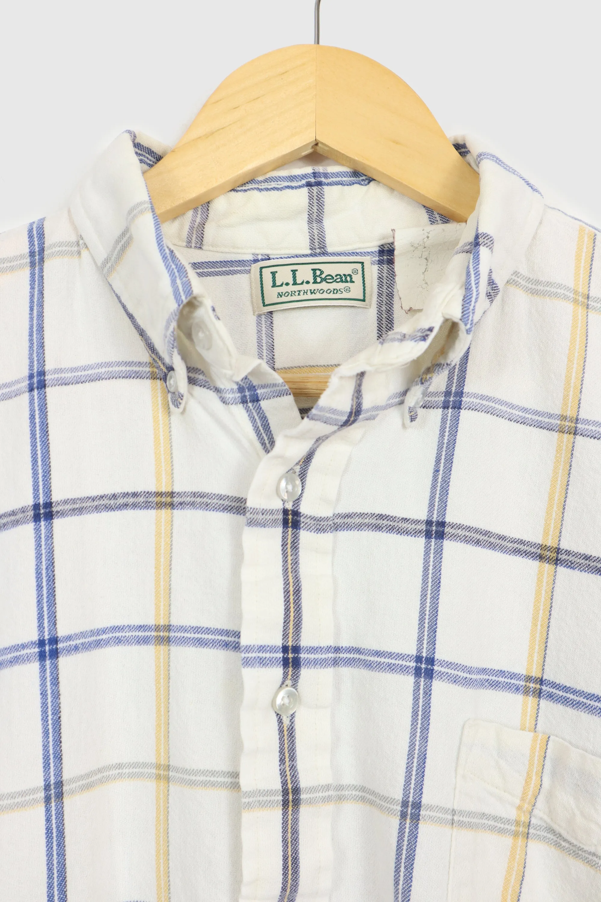 Vintage L.L. Bean Flannel Button-Down Shirt