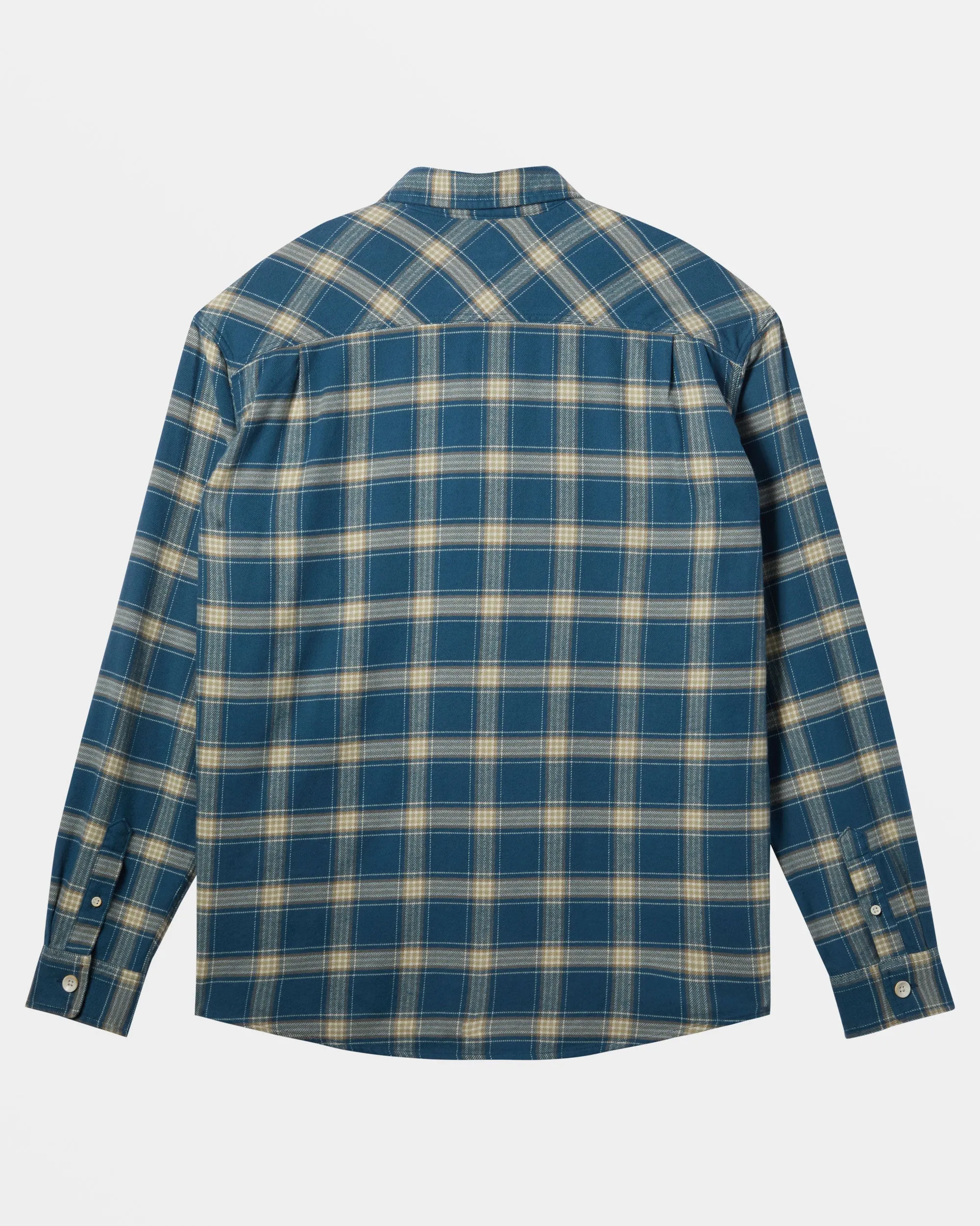 Waterman Sundowner Long Sleeve Flannel Shirt - Black Sundowner Flannel