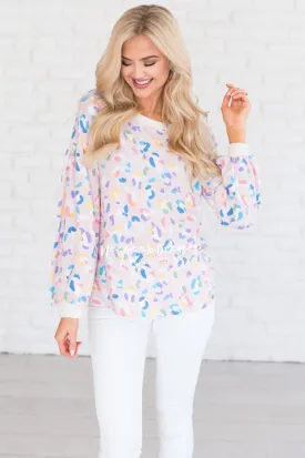 Wild One Modest Bubble Sleeve Top