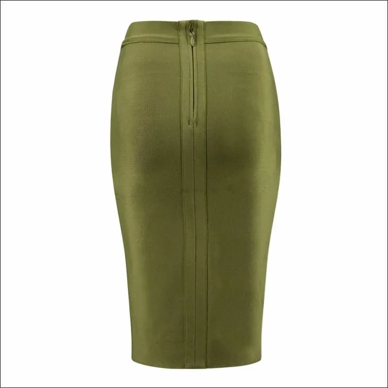 Winnal Women's Stretch Bodycone Pencil Skirt