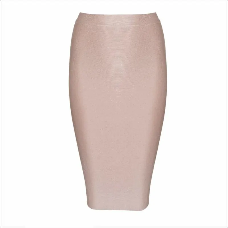 Winnal Women's Stretch Bodycone Pencil Skirt