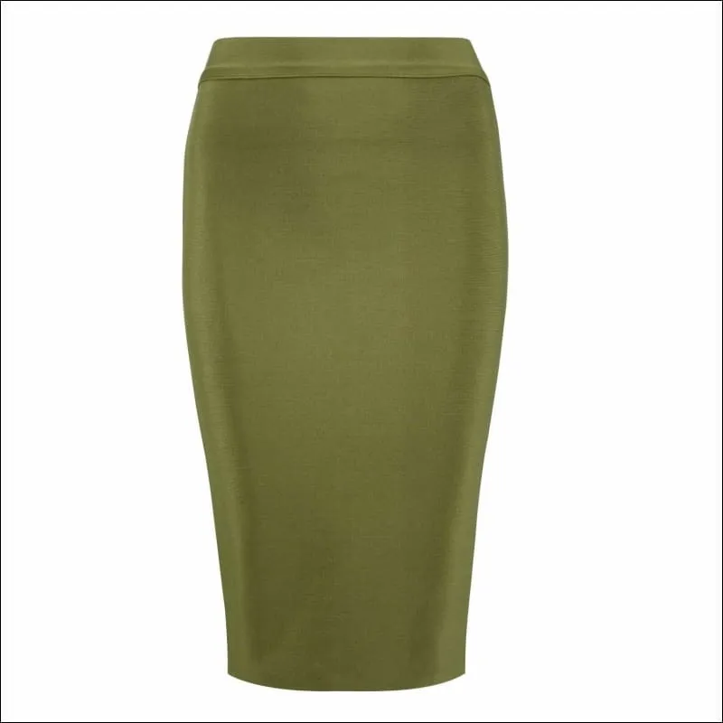 Winnal Women's Stretch Bodycone Pencil Skirt