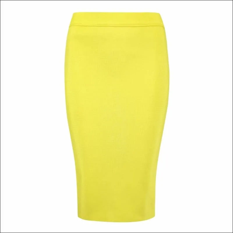 Winnal Women's Stretch Bodycone Pencil Skirt