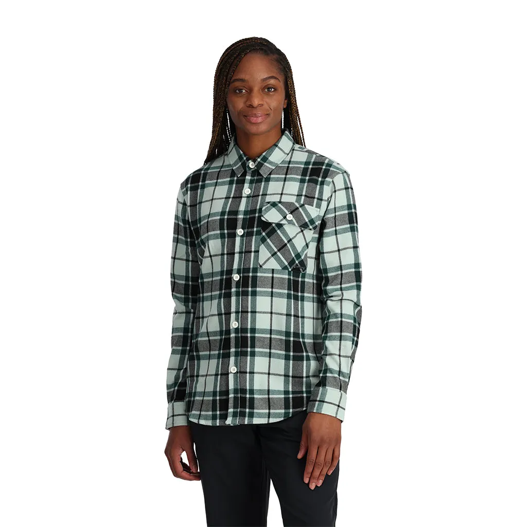 Womens Fab Flannel - Wintergreen