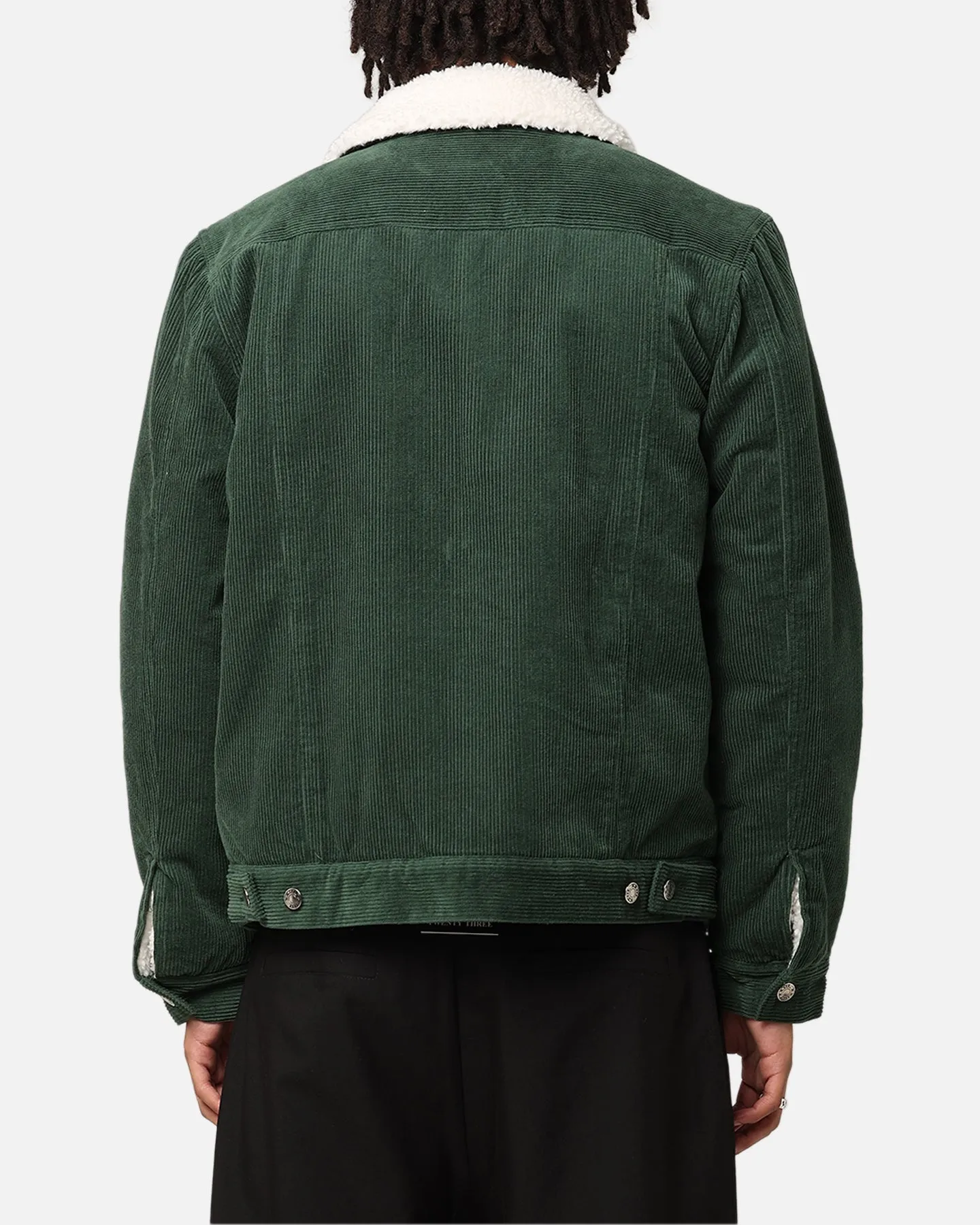 XXIII Chelsea Corduroy Sherpa Jacket Dark Green